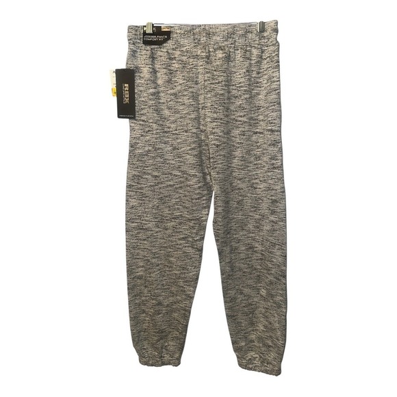 RBX Active Mens Black/White Comfort Fit Joggers, Medium - Picture 4 of 8